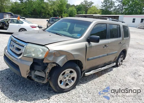 2010 Honda Pilot Lx z USA, uszkodzony, nr VIN 5FNYF3H2XAB013835